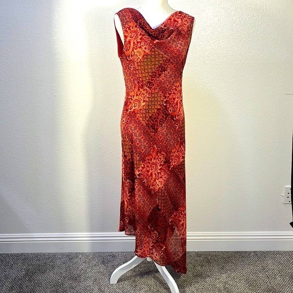 Vintage Breakin’Loose Print Dress
